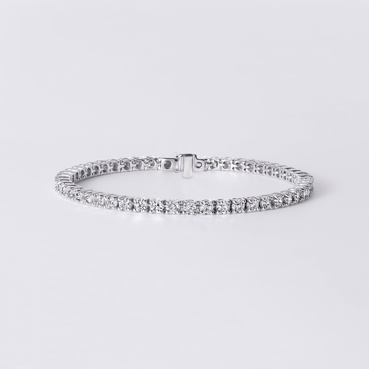 Soleil 4.50 CTW Round Diamond 4 Prong Tennis Bracelet