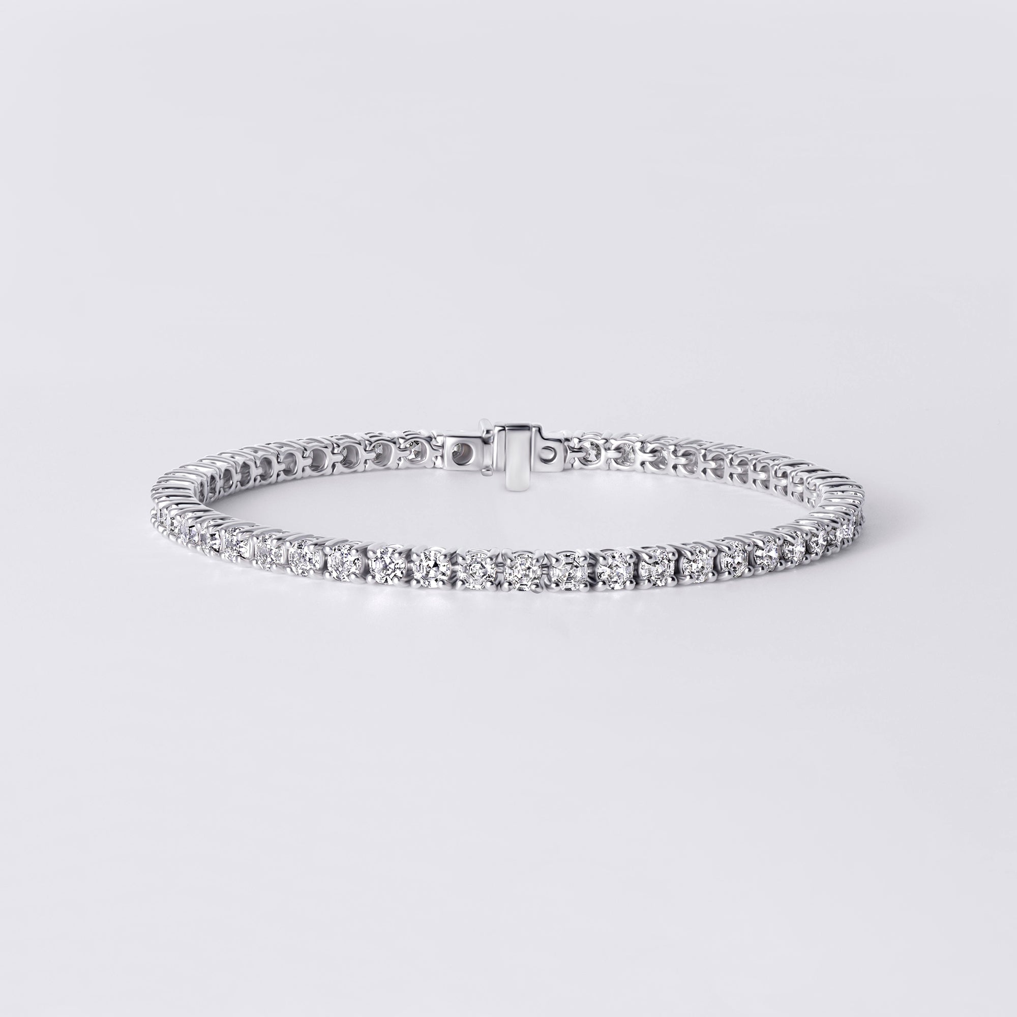 Soleil 4.50 CTW Round Diamond 4 Prong Tennis Bracelet