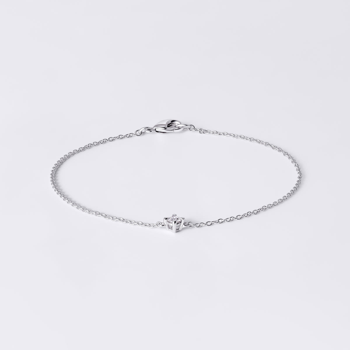 Soleil 0.10 CTW Round Diamond Solitaire Bracelet