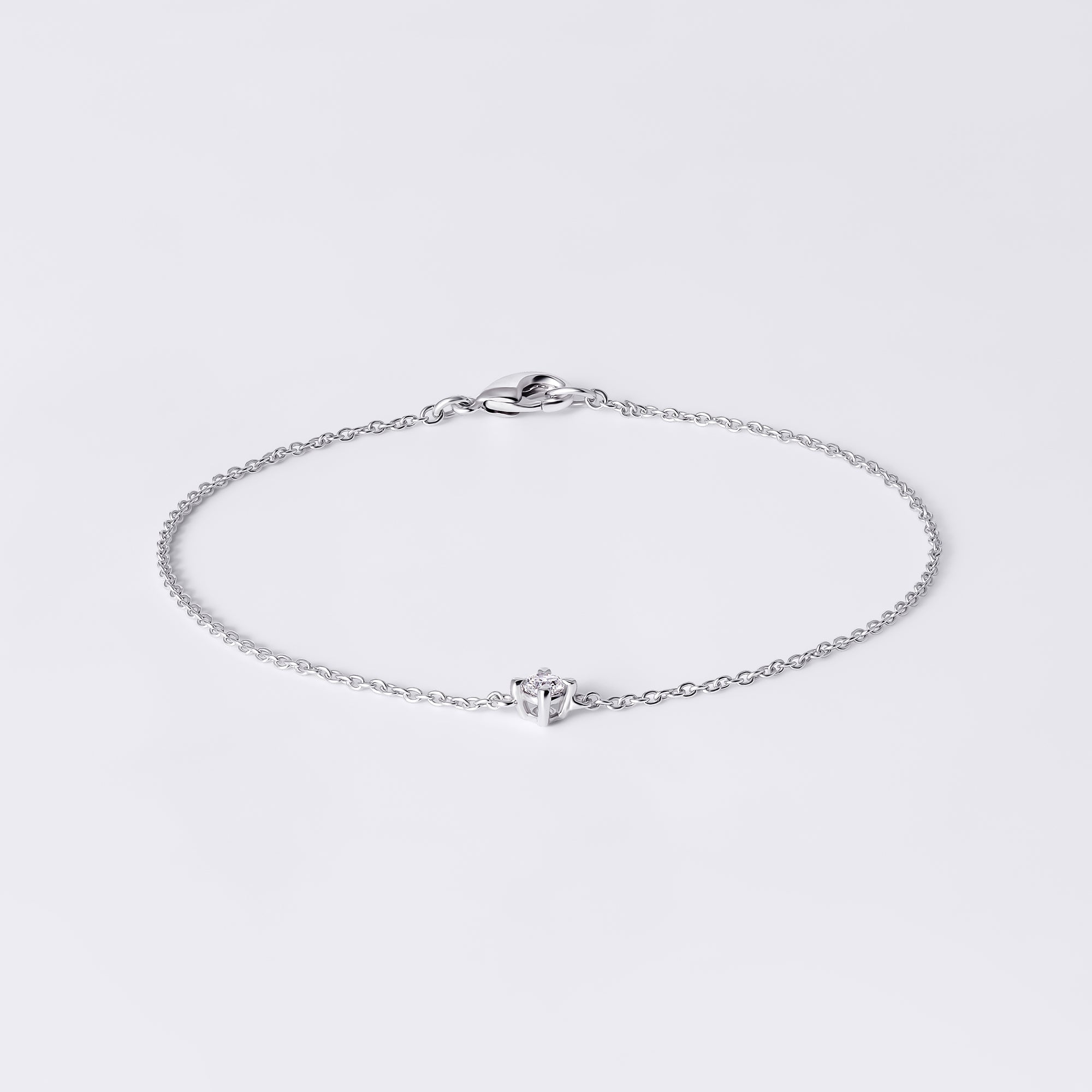 Soleil 0.10 CTW Round Diamond Solitaire Bracelet