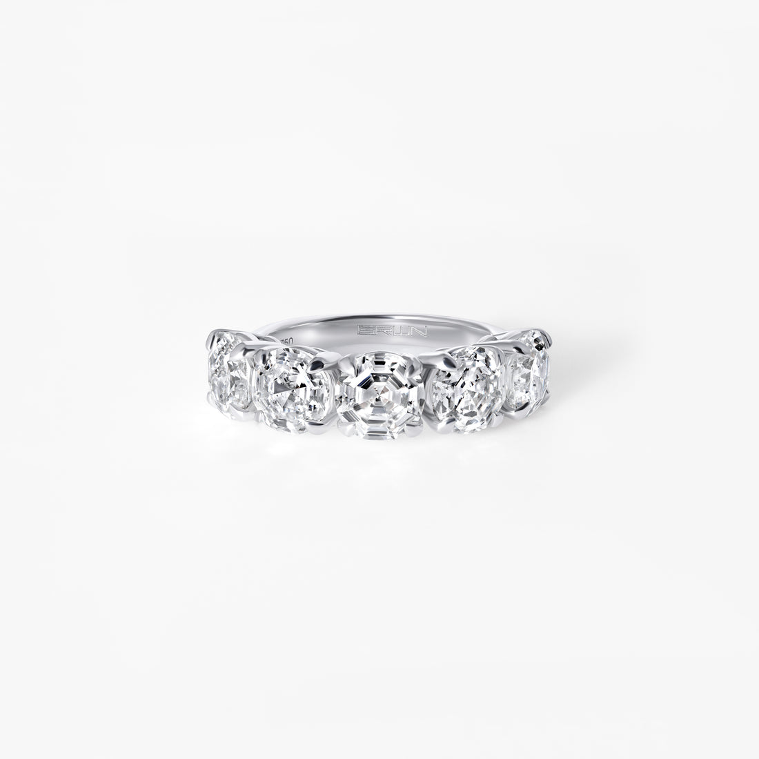 Round Soleil Cut Diamond Five Stone Band