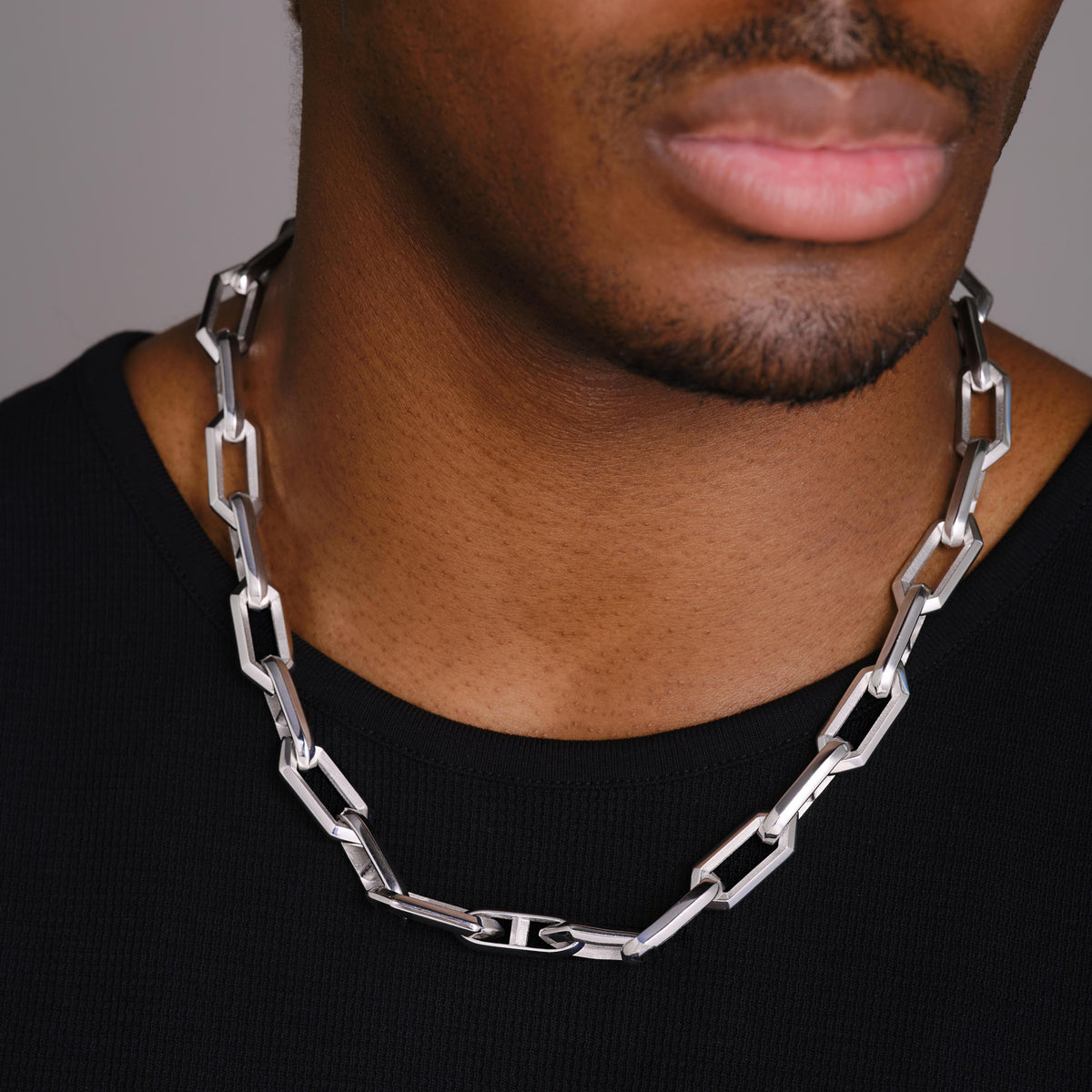 Heavy Legacy Link Silver Necklace