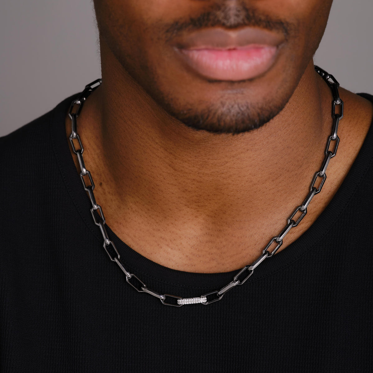 Legacy Link Black Necklace