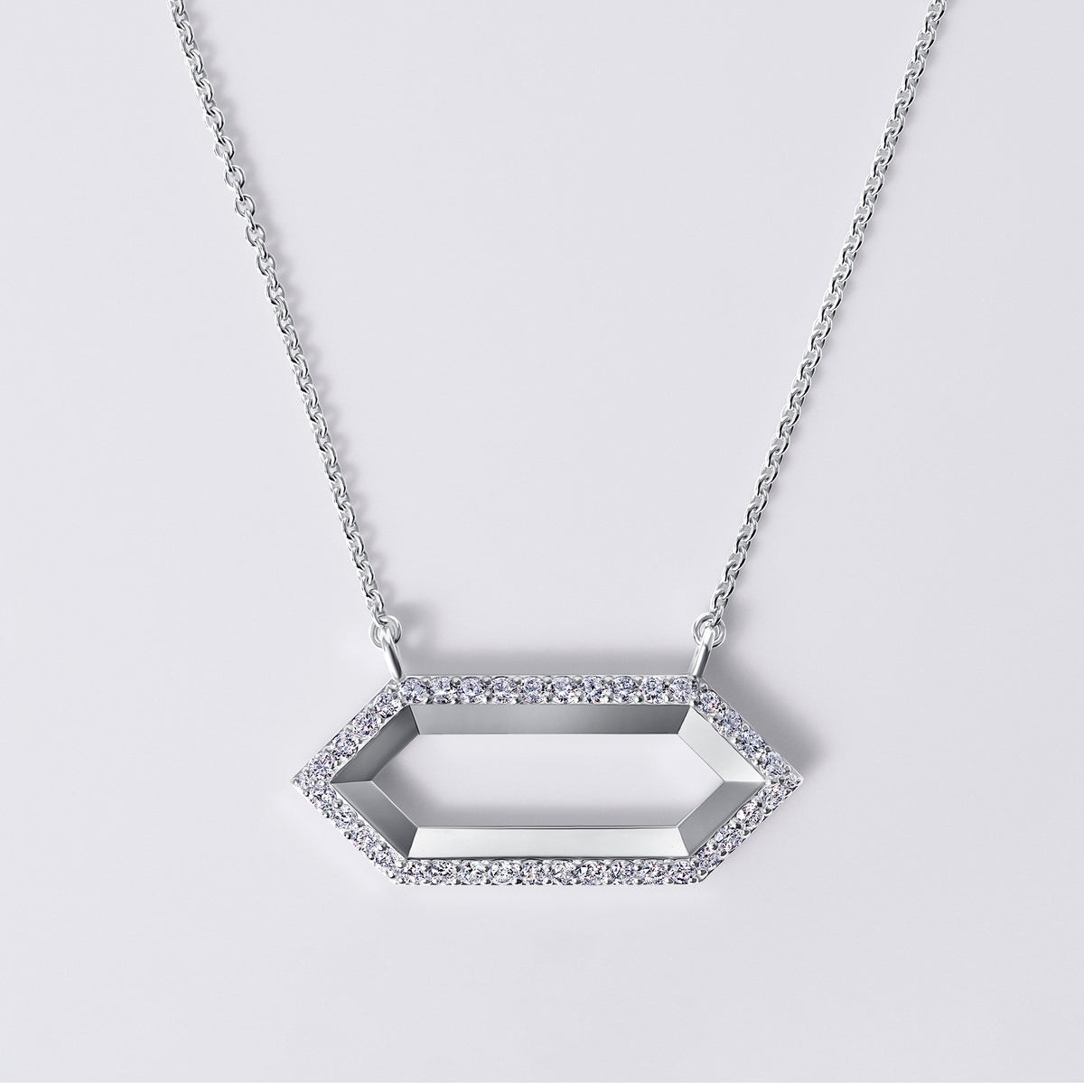 Legacy Love Diamond Pendant Necklace, Sterling Silver