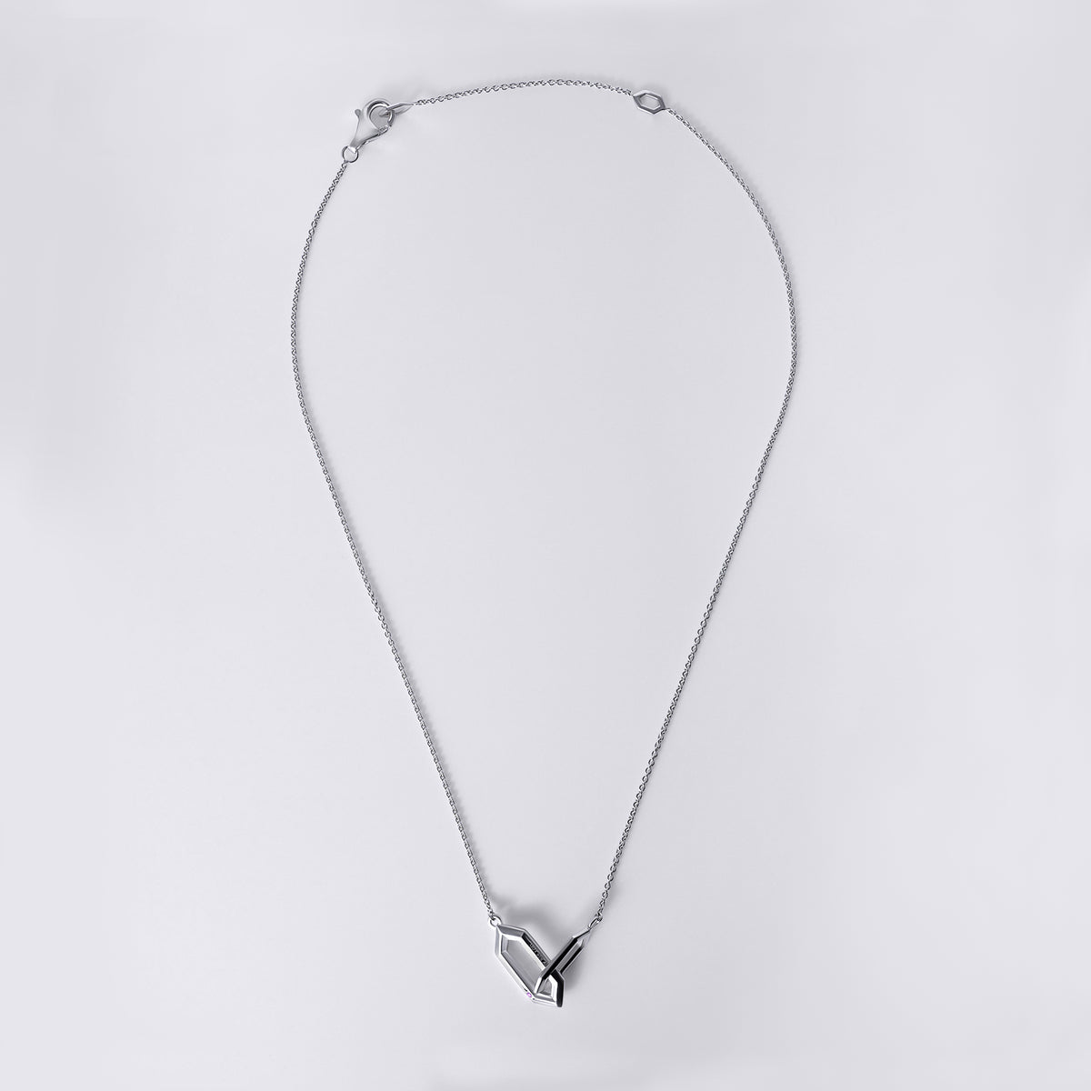 Legacy Love Interlocking Necklace, Sterling Silver