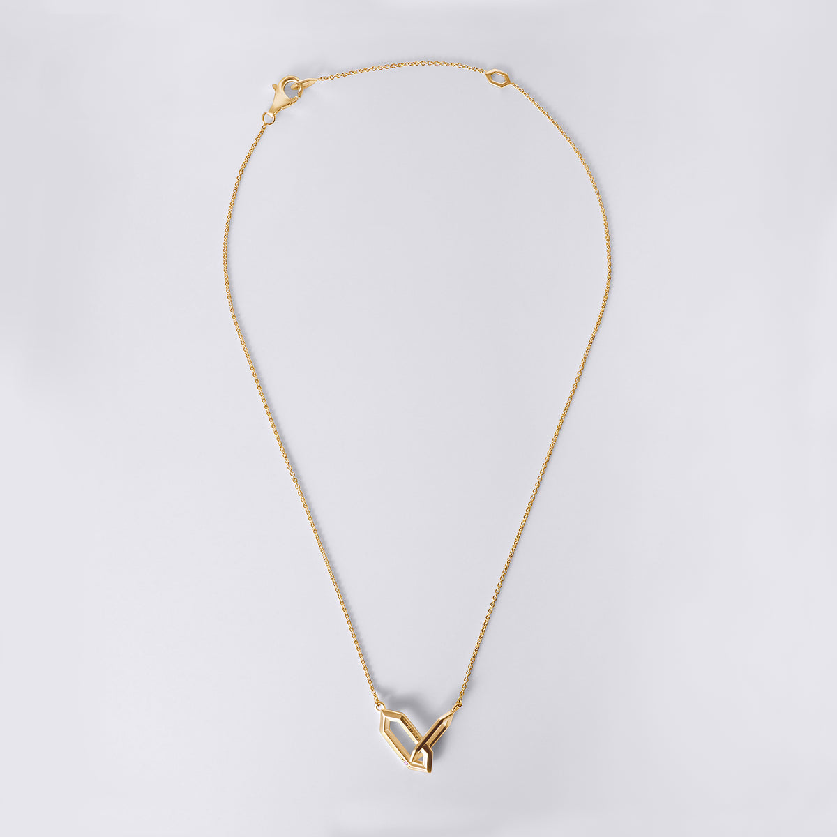 Legacy Love Interlocking Necklace, 18K Yellow Gold Vermeil