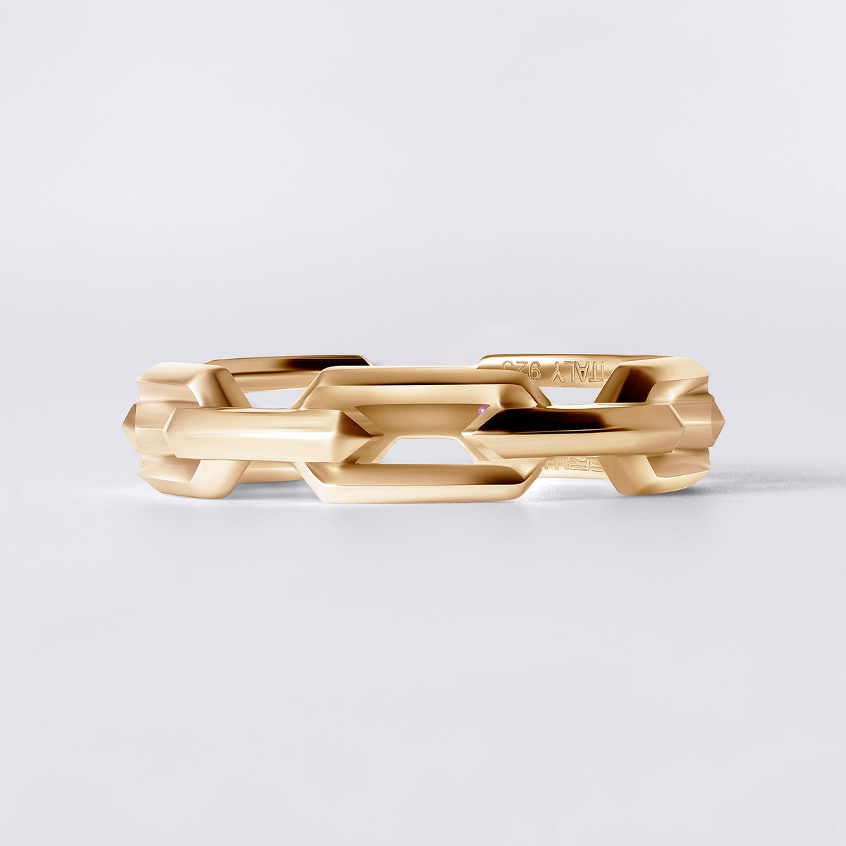 Legacy Love Link Ring, 18K Yellow Gold Vermeil