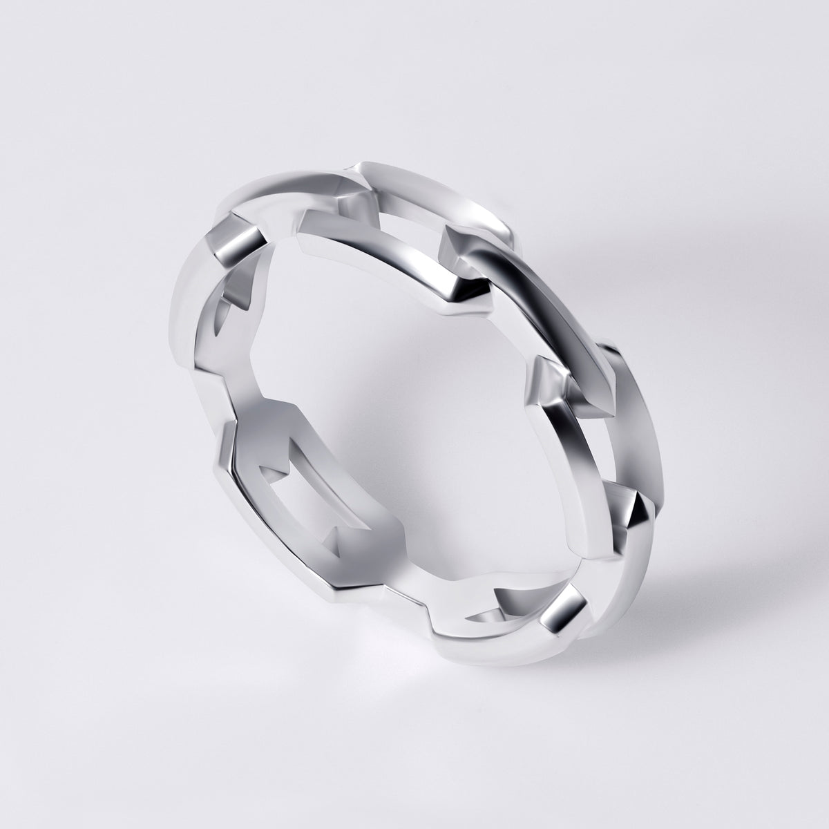 Legacy Love Link Ring, Sterling Silver