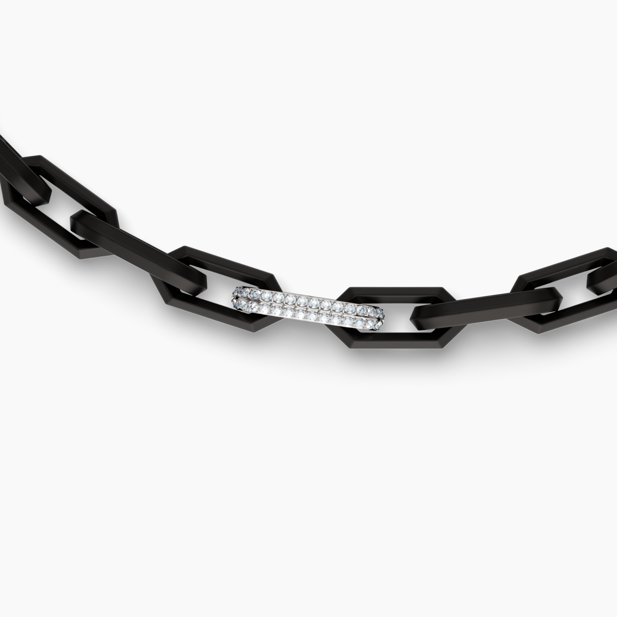 Legacy Link Black Necklace