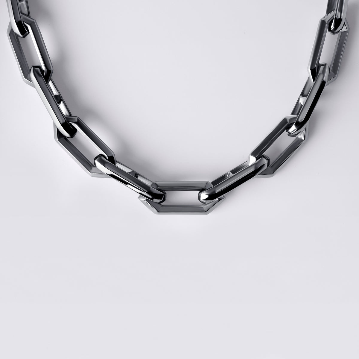 Heavy Legacy Link Black Necklace