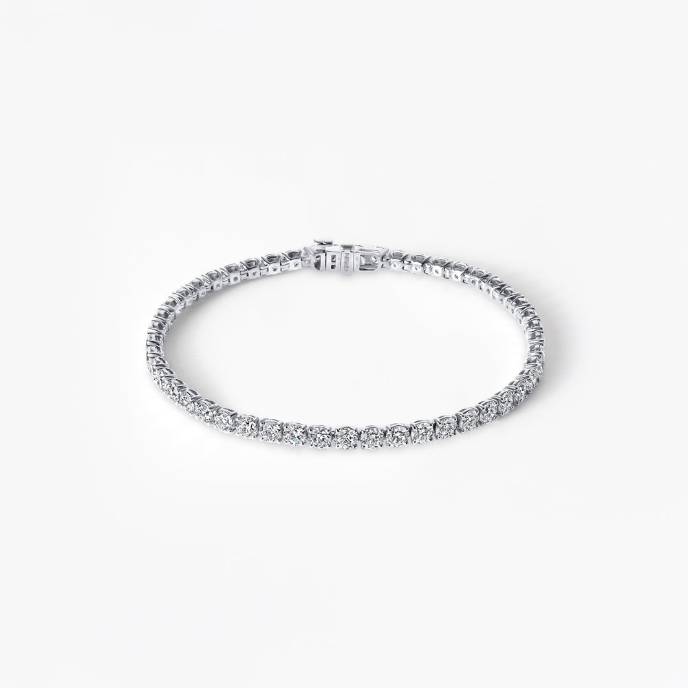 Round Diamond Tennis Bracelet