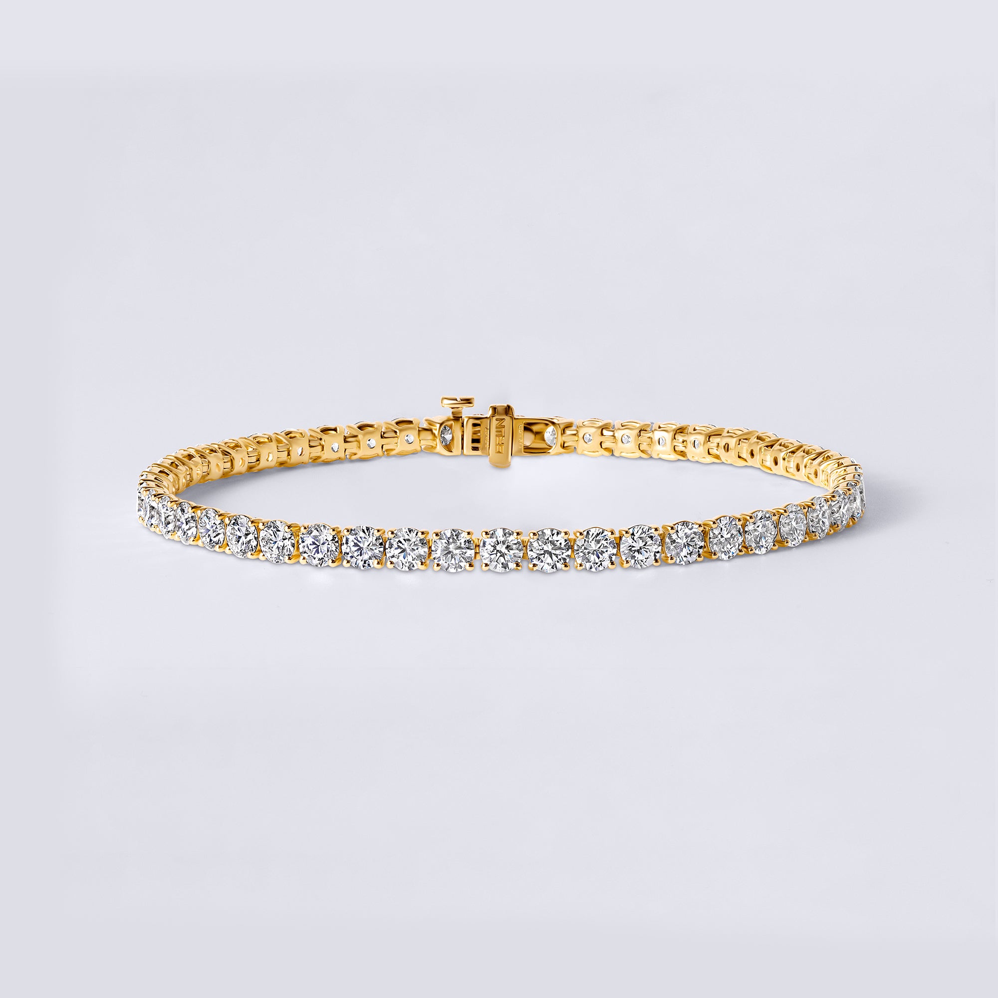 Round Diamond 4 Prong Tennis Bracelet