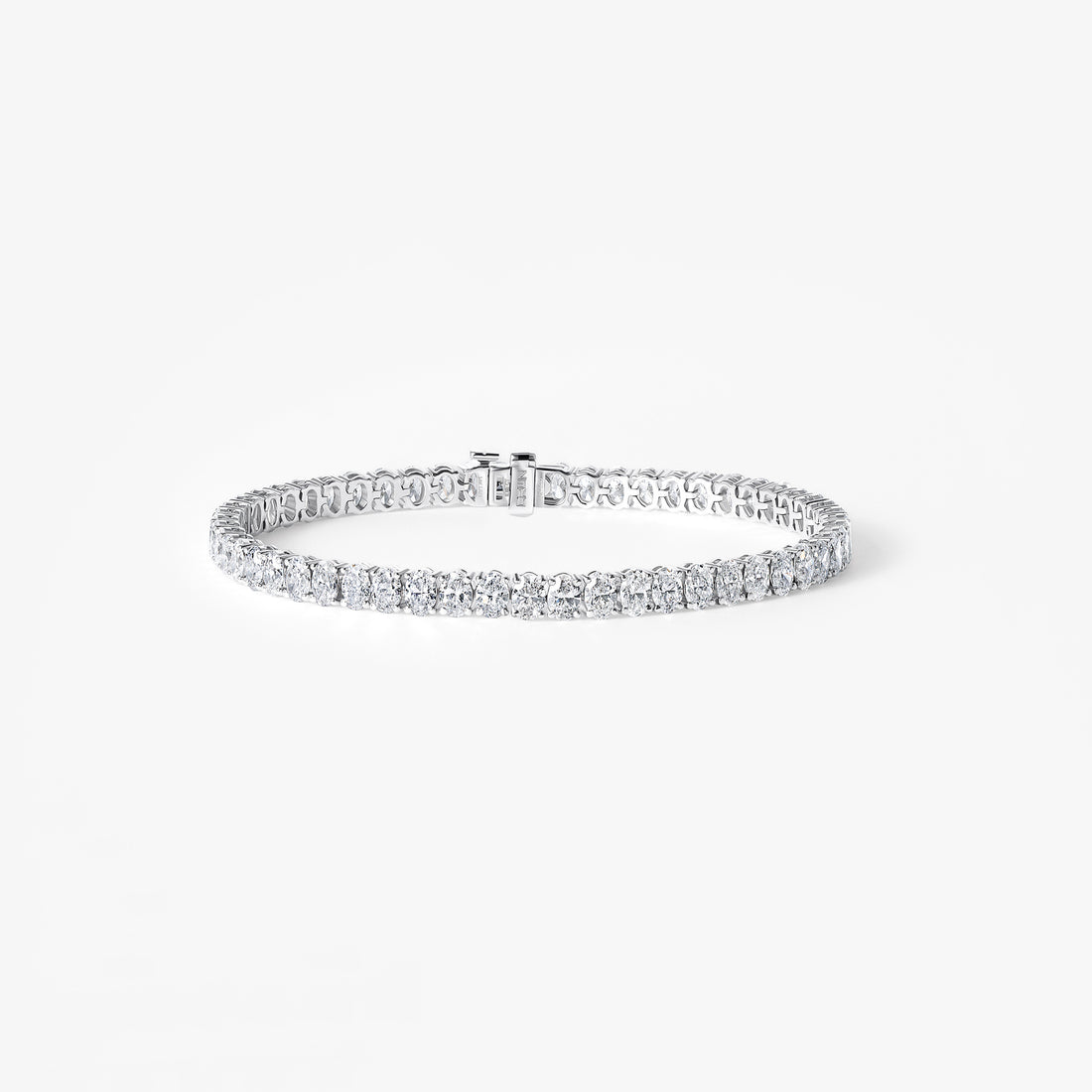 Oval Diamond Tennis Bracelet