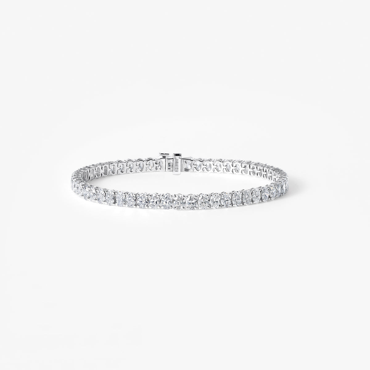 Oval Diamond Tennis Bracelet