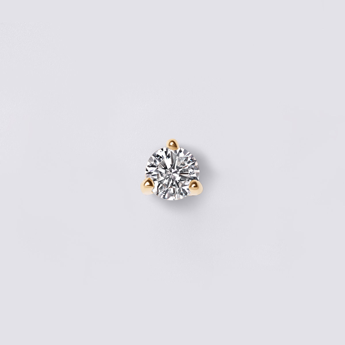 Round Diamond Mini Stud Earrings