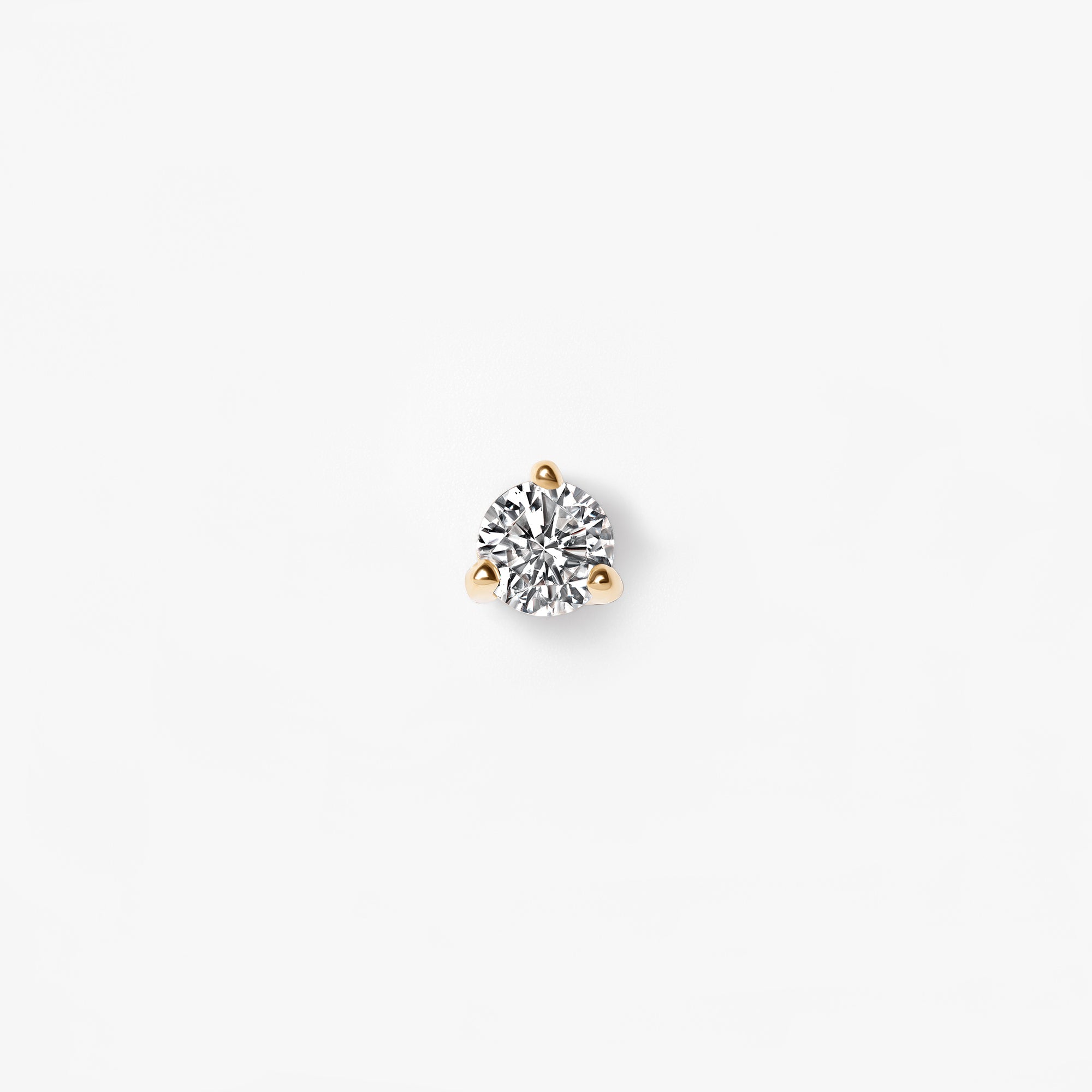 Round Diamond Mini Stud Earrings