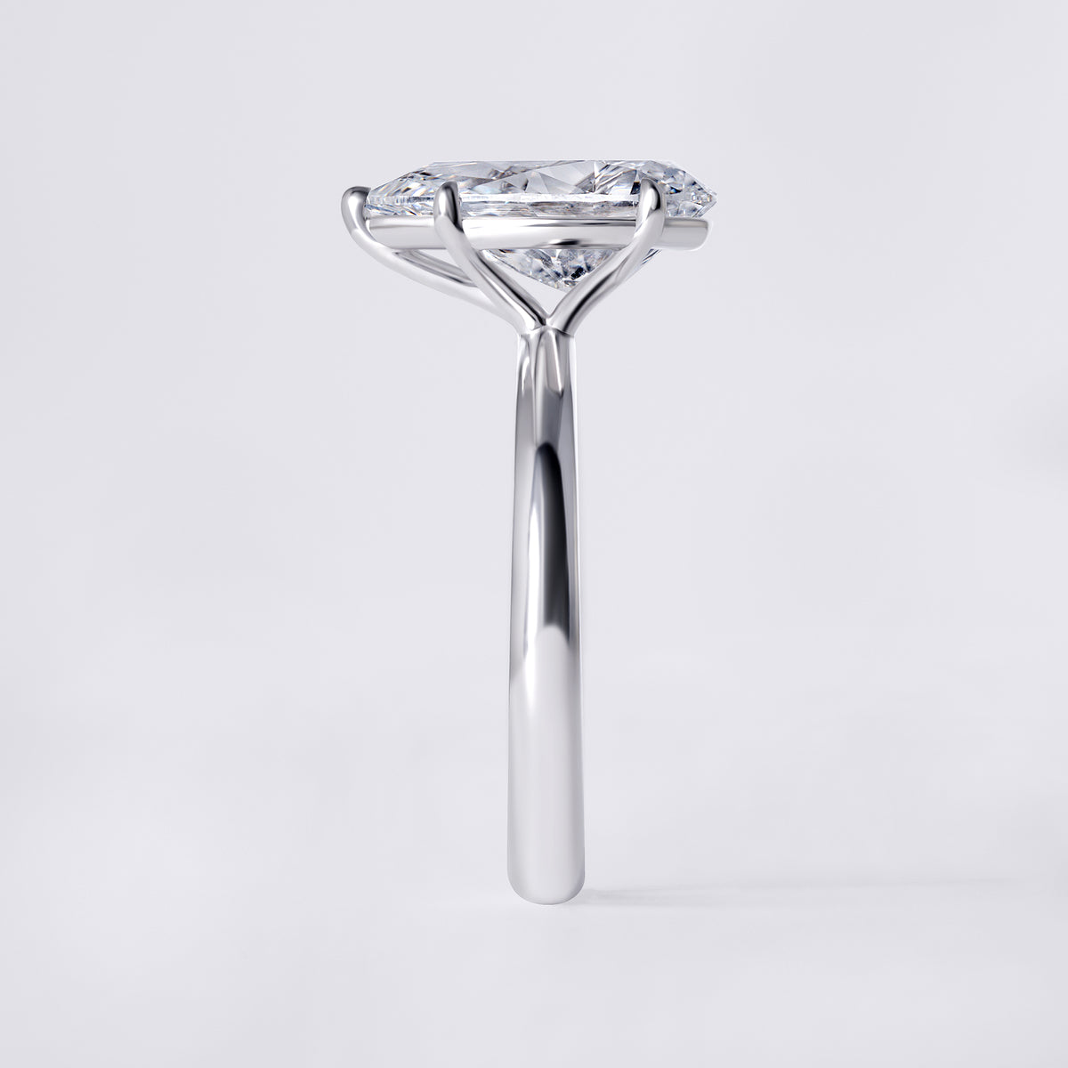 Mira 3.03 CTW Pear Diamond Solitaire Engagement Ring