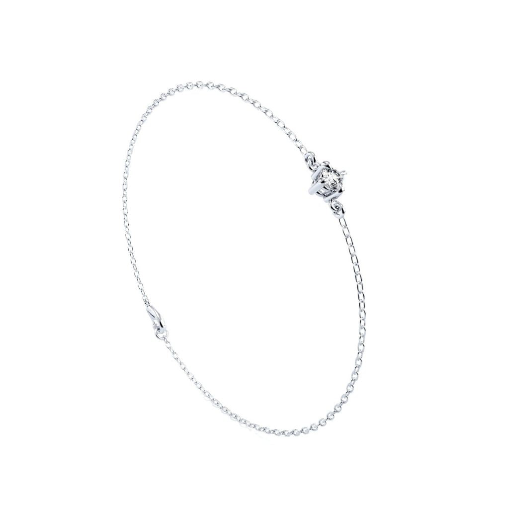 Soleil Diamond Solitaire Bracelet