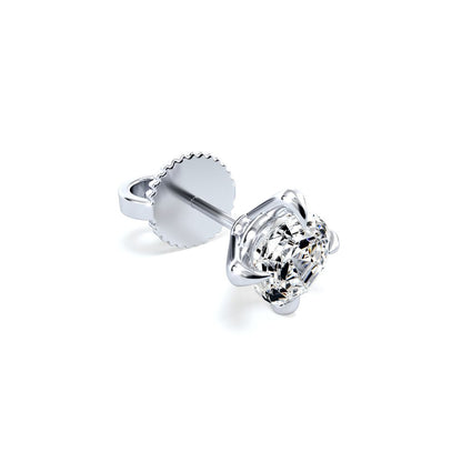 Soleil Diamond Stud Earring