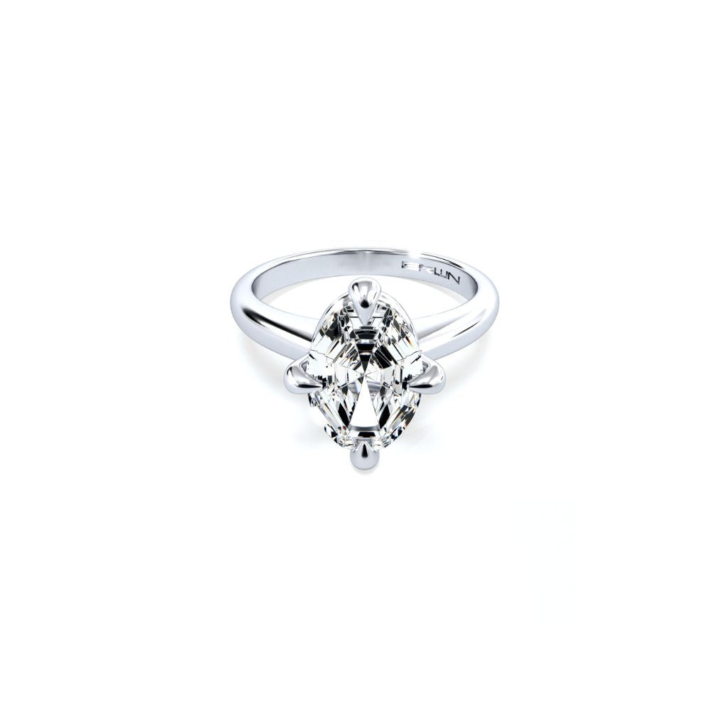 Soleil Oval Solitaire Ring