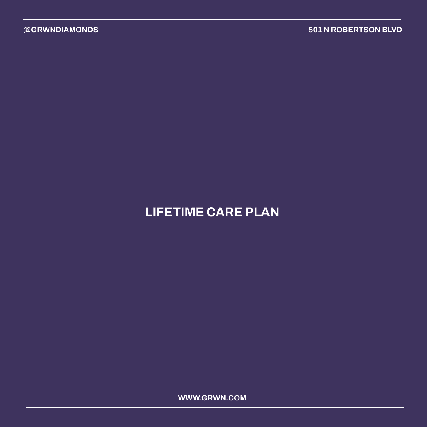 Lifetime Care Plan