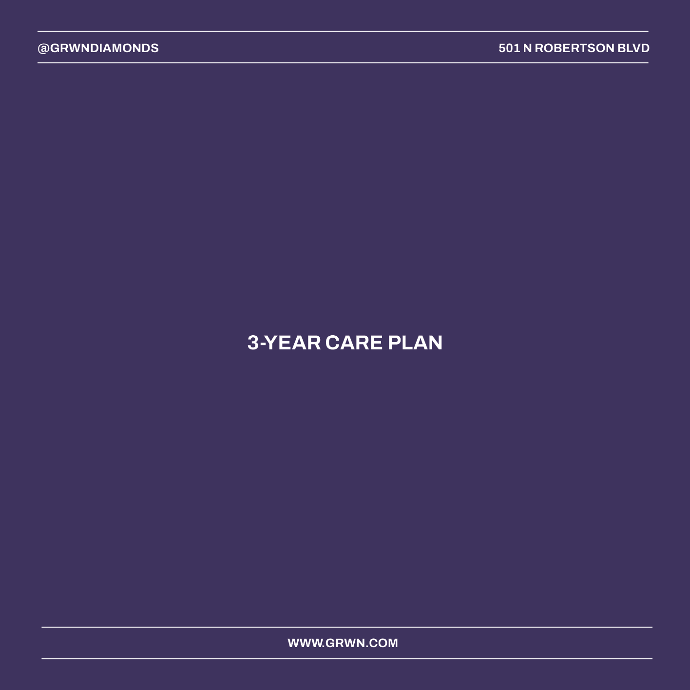 3-Year Care Plan