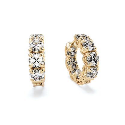 Soleil Diamond Hoops